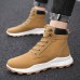 Men Comfy Slip Resistant Lace Up Casual Sport Boots